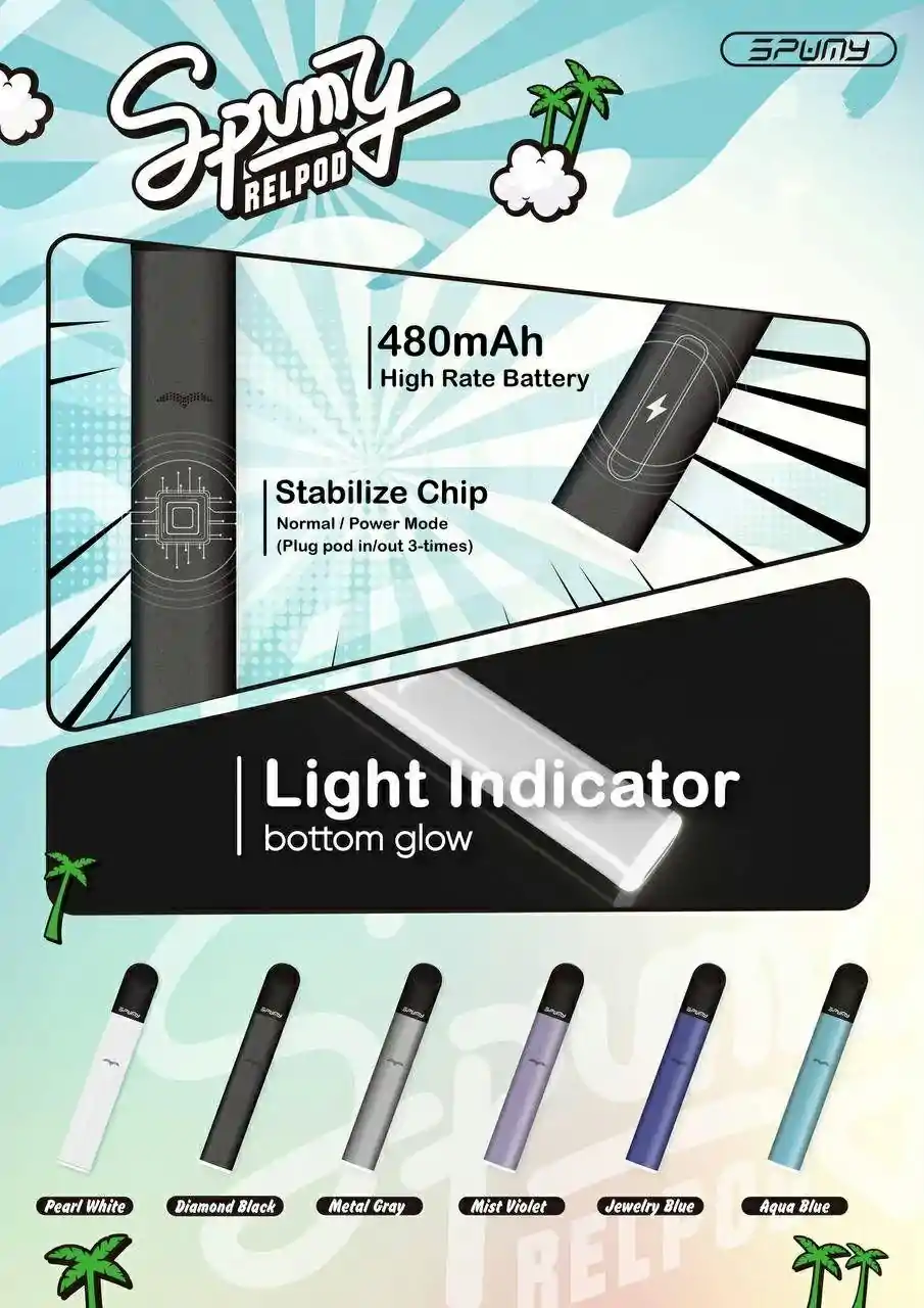 SPUMY 主機｜新冰熊五代霧化桿｜通用4/5代POD煙彈｜台灣現貨-2