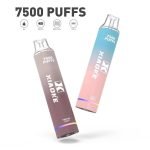XIAOKE 梟客7500口拋棄式電子煙｜持久續航大口享受
